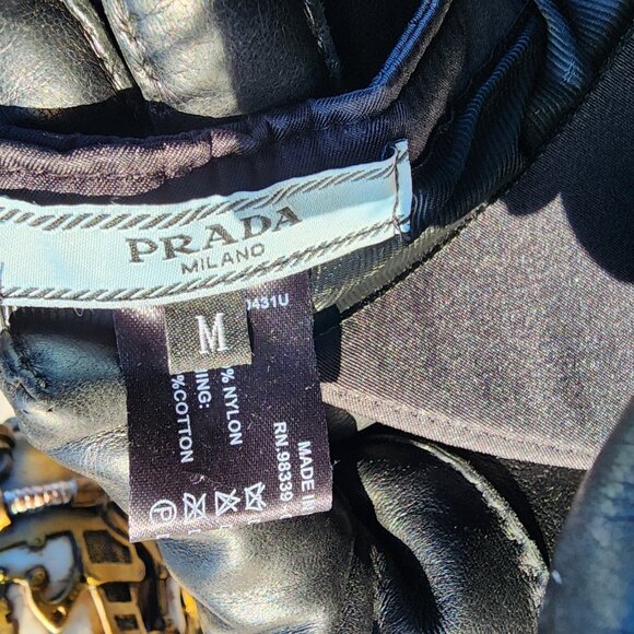 ISO: prada nylon wide brim visor